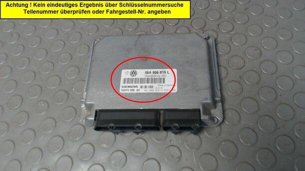 Foto: STEUERGERÄT EINSPRITZUNG eines VW Golf 1.6 L