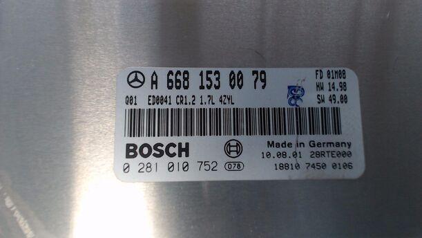 Foto: STEUERGERÄT DIESELEINSPRITZUNG eines Mercedes-Benz A 170 CDI L