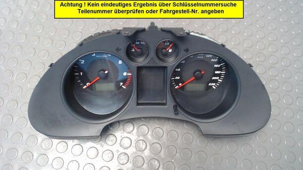 Foto: TACHOEINHEIT / KOMBIINSTRUMENT eines Seat Ibiza 1.4 16V