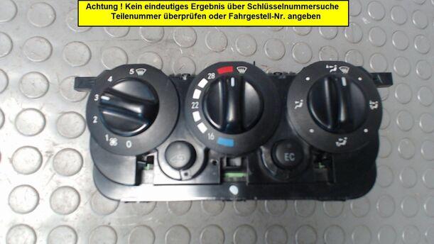 Foto: HEIZUNGSBETÄTIGUNG eines Mercedes-Benz A 170 CDI L