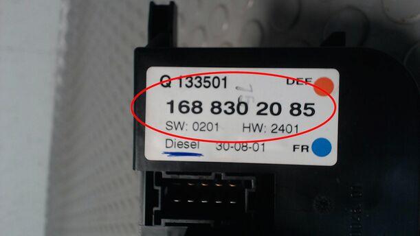Foto: HEIZUNGSBETÄTIGUNG eines Mercedes-Benz A 170 CDI L