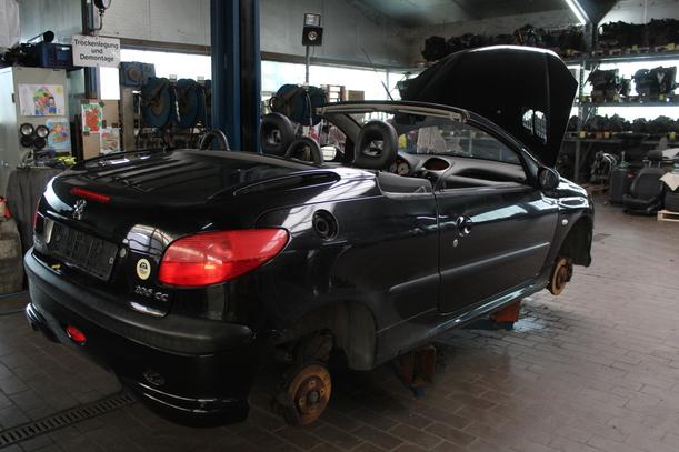 Foto: DACH eines Peugeot 206 CC 110