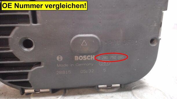 Foto: DROSSELKLAPPENSTUTZEN BOSCH eines Peugeot 206 CC 110