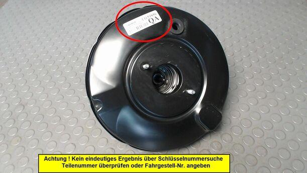 Foto: BREMSKRAFTVERSTÄRKER eines Opel Meriva 1.4