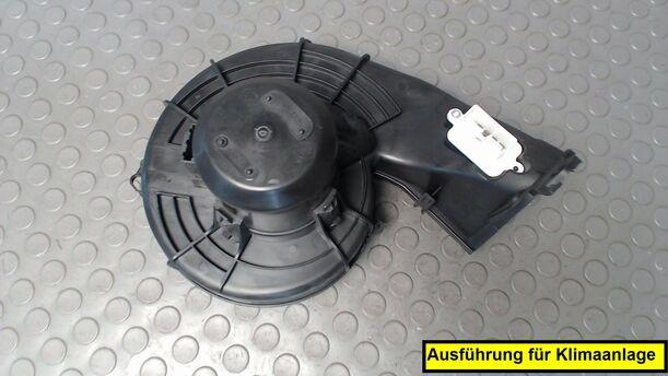 Foto: HEIZUNGSGEBLÄSE eines Opel Meriva 1.4