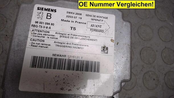 Foto: STEUERGERÄT AIRBAG eines Peugeot 307 75 Cosmo