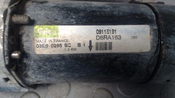 Foto: ANLASSER / STARTER VALEO eines Opel Meriva 1.6 16V Easytronic