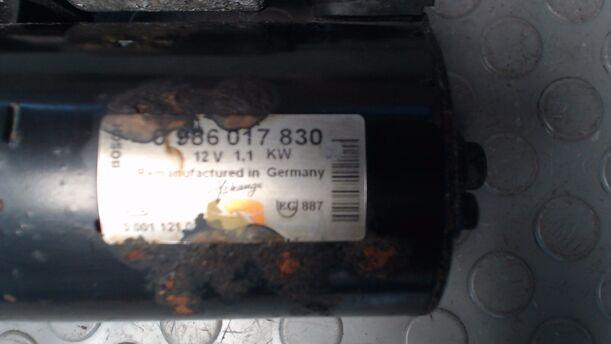 Foto: ANLASSER / STARTER BOSCH) eines VW Golf 1.4 Fun