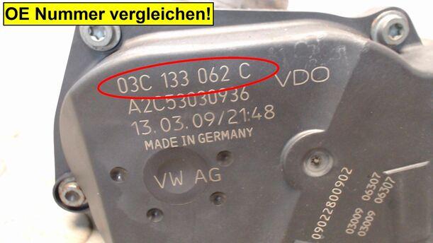 Foto: DROSSELKLAPPE VDO eines VW Polo 1.4