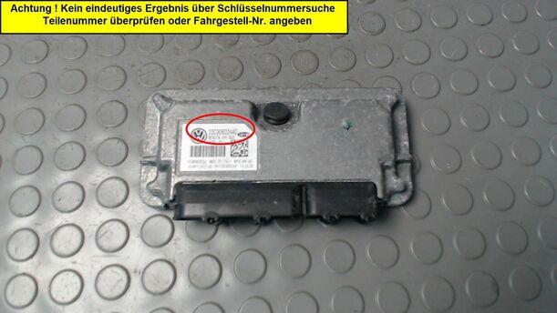 Foto: STEUERGERÄT EINSPRITZUNG/ MOTORSTEUERGERÄT eines VW Polo 1.4 XLi