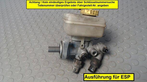 Foto: HAUPTBREMSZYLINDER eines VW New Beetle 1.9 TDI