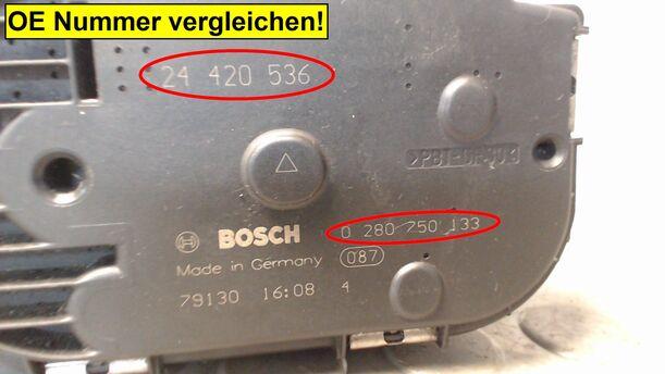Foto: DROSSELKLAPPENSTUTZEN BOSCH eines Opel Corsa 1.0 12V