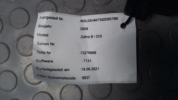 Foto: DISPLAY/ INFORMATIONSDISPLAY eines Opel Zafira 1.8