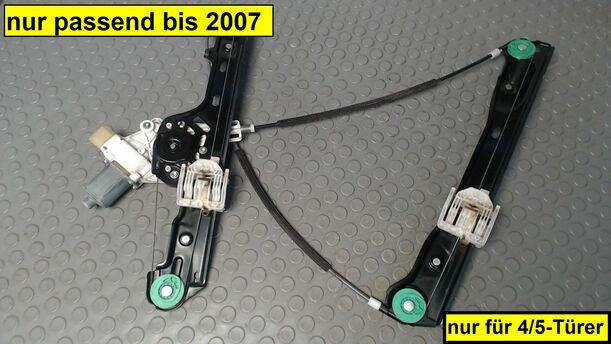 Foto: FENSTERHEBER ELEKTRISCH VORN LINKS (4/5-TÜRER) eines BMW 118d DPF CLX
