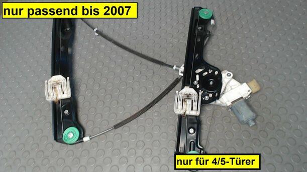 Foto: FENSTERHEBER ELEKTRISCH VORN RECHTS (4/5-TÜRER) eines BMW 118d DPF SR