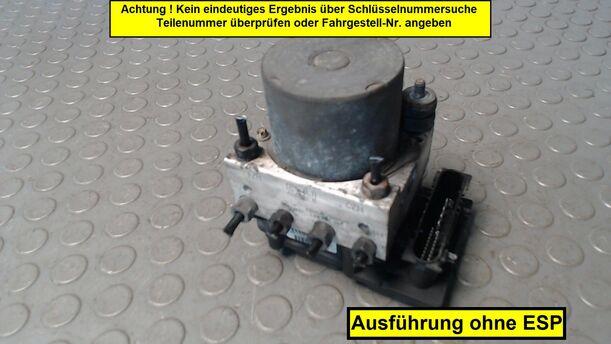 Foto: HAUPTBREMSAGGREGAT ABS eines Opel Meriva 1.6 16V