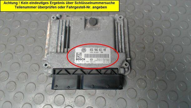 Foto: STEUERGERÄT DIESELEINSPRITZUNG eines VW Golf Variant 1.9 TDI DPF