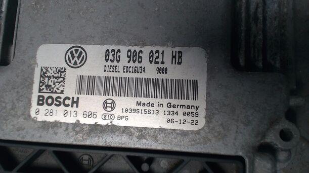 Foto: STEUERGERÄT DIESELEINSPRITZUNG eines VW Golf Variant 1.9 TDI DPF