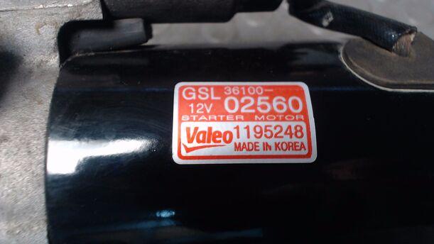 Foto: ANLASSER / STARTER VALEO eines Hyundai i10 1.1 Sport