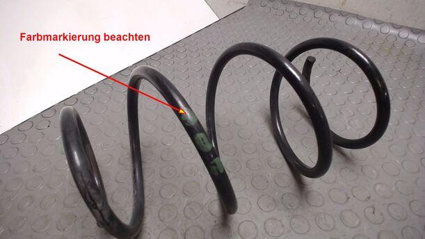 Foto: VORDERFEDER RECHTS eines BMW 318i touring Sport