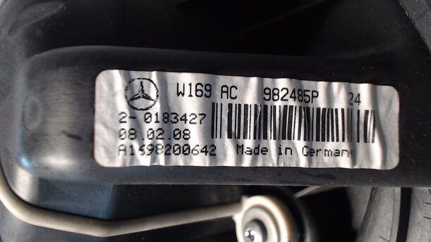 Foto: HEIZUNGSGEBLÄSE eines Mercedes-Benz A 180 CDI