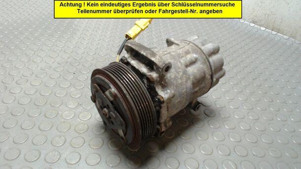 Foto: KOMPRESSOR KLIMAANLAGE eines Citroen C2 1.4 HDi