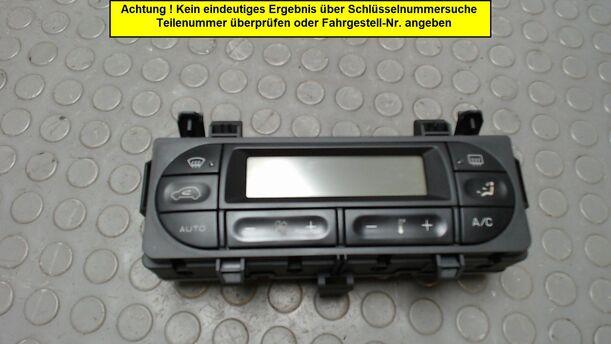 Foto: HEIZUNGSBETÄTIGUNG / KLIMABEDIENTEIL eines Citroen C2 1.4 HDi