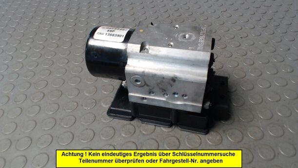 Foto: HAUPTBREMSAGGREGAT ABS eines Opel Signum 2.2 DTI