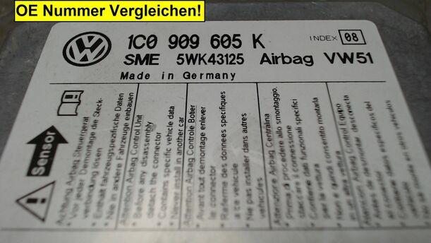 Foto: STEUERGERÄT AIRBAG eines VW Polo 1.2 CL