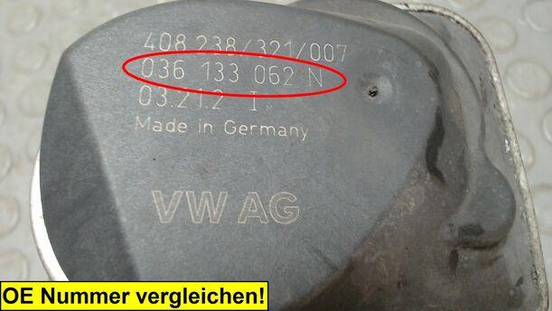 Foto: DROSSELKLAPPENSTUTZEN  VDO eines VW Polo 1.2 CL