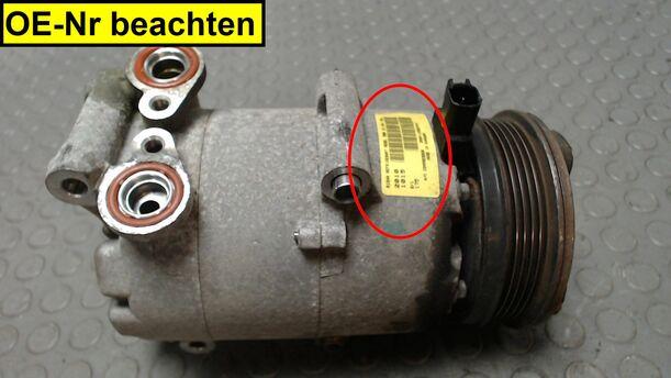 Foto: KOMPRESSOR KLIMAANLAGE eines Ford Focus 1.6 16V GLX