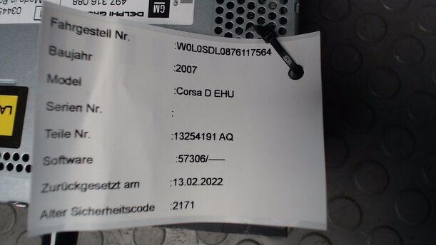 Foto: RADIO CD30 MP3  (ENTHEIRATET) eines Opel Corsa 1.2 16V Beauty