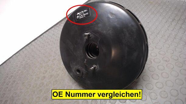 Foto: BREMSKRAFTVERSTÄRKER eines BMW 318i TS