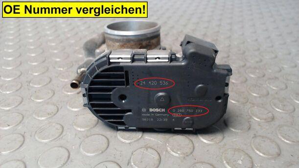 Foto: DROSSELKLAPPENSTUTZEN  BOSCH eines Opel Corsa 1.0 12V Beauty