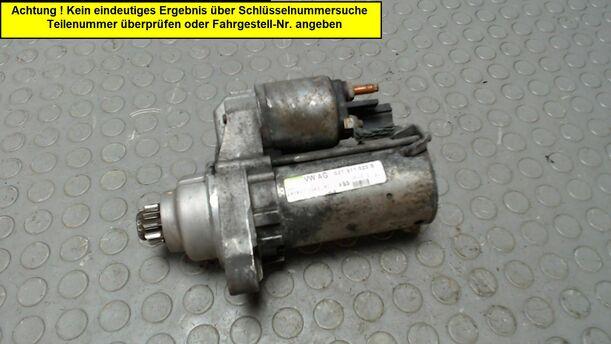 Foto: ANLASSER / STARTER VALEO eines VW Polo 1.4 Beauty
