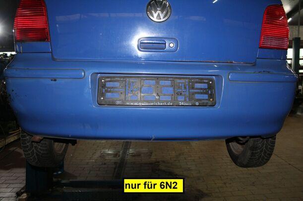 Foto: STOSSFÄNGER/ STOßSTANGE HINTEN eines VW Polo TS