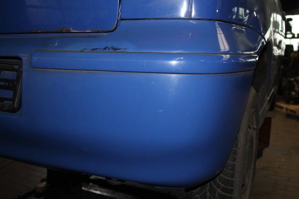 Foto: STOSSFÄNGER/ STOßSTANGE HINTEN eines VW Polo TS