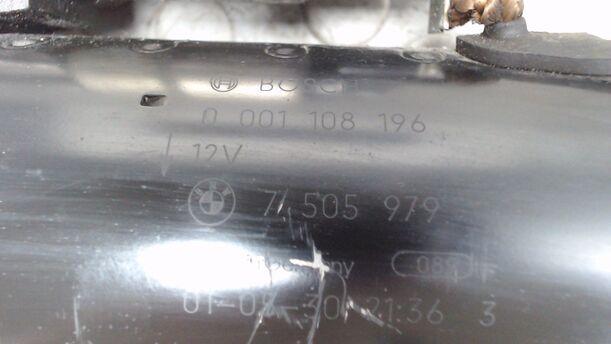 Foto: ANLASSER / STARTER BOSCH eines BMW 316ti compact TS