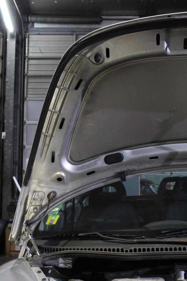 Foto: MOTORHAUBE eines VW New Beetle 2.0 TS