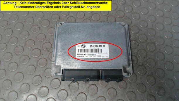 Foto: STEUERGERÄT EINSPRITZUNG eines VW Golf 1.6 TS