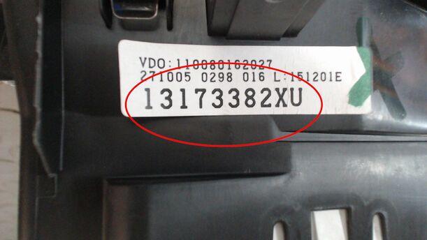 Foto: TACHOEINHEIT  (ENTHEIRAT) eines Opel Meriva 1.4 TS