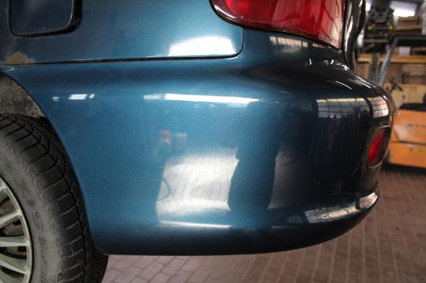 Foto: STOSSFÄNGER/ STOßSTANGE HINTEN ( 5 TÜRER/ FLIEßHECK ) eines Hyundai Accent 1.3i Automatik TS