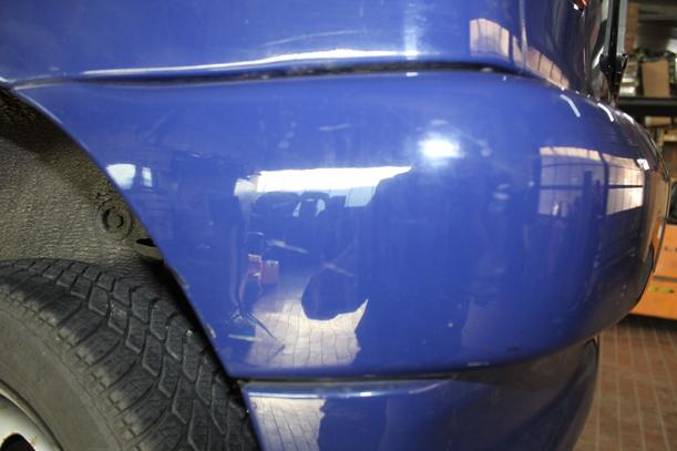 Foto: STOSSFÄNGER/ STOßSTANGE OBERTEIL HINTEN eines VW Polo 45 TS