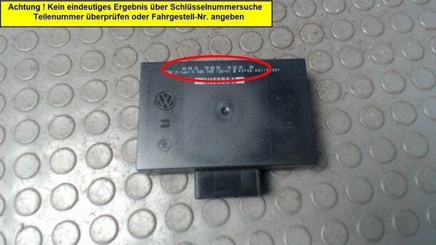 Foto: KOMFORTSTEUERGERÄT eines VW Polo 1.2 TS
