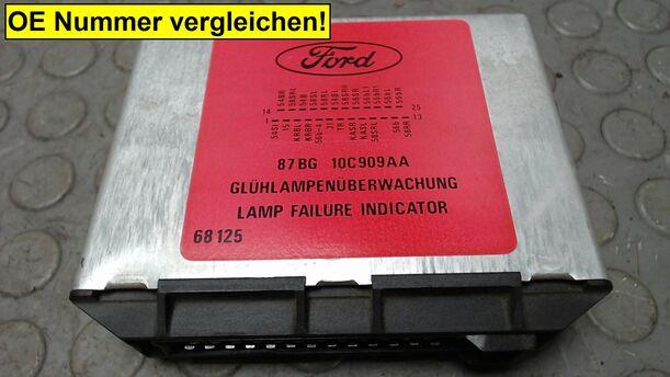 Foto: GLÜHLAMPENÜBERWACHUNG eines Ford Sierra