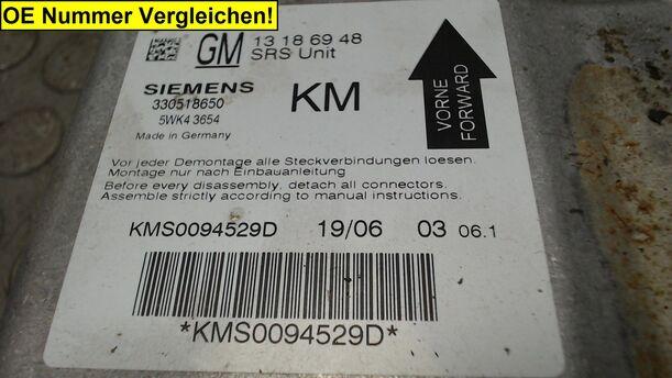 Foto: STEUERGERÄT AIRBAG eines Opel Signum 2.2