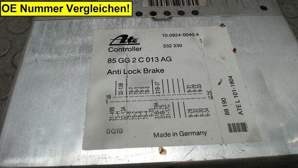 Foto: ABS STEUERGERÄT eines Ford Sierra Turnier CL
