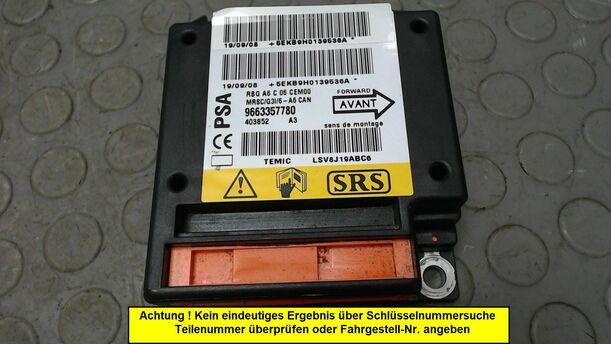 Foto: STEUERGERÄT AIRBAG eines Citroen C2 1.1 Highline