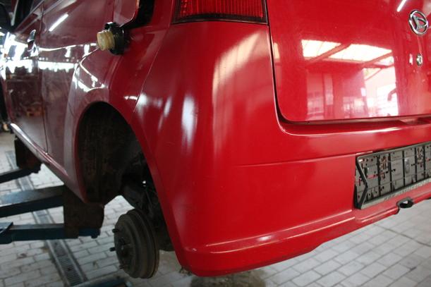 Foto: STOSSSTANGE / STOSSFÄNGER HINTEN eines Daihatsu Cuore 1.0 Automatik GTI