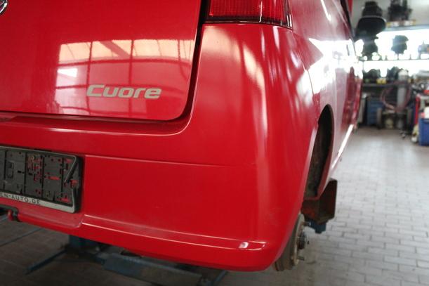 Foto: STOSSSTANGE / STOSSFÄNGER HINTEN eines Daihatsu Cuore 1.0 Automatik GTI